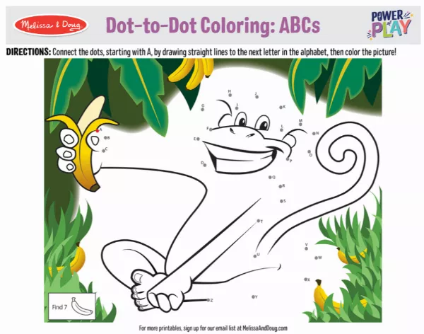 Dot to Dot Monkey